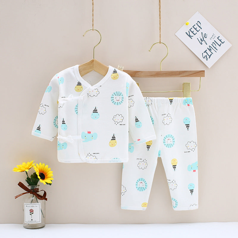 Tvådelad pyjamas i mjuk bomull