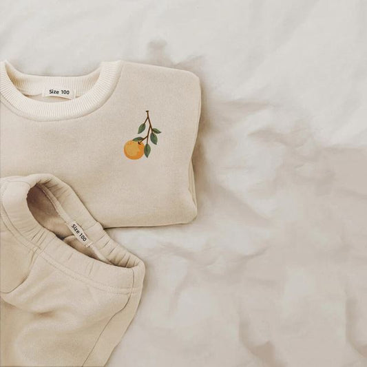 Elegant broderat set
