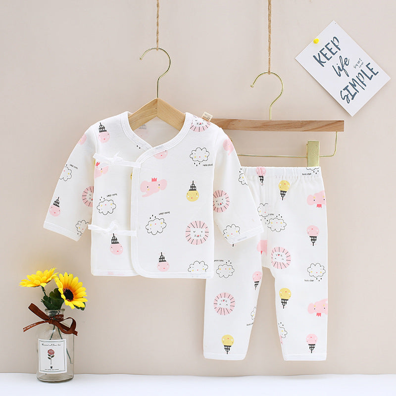 Tvådelad pyjamas i mjuk bomull